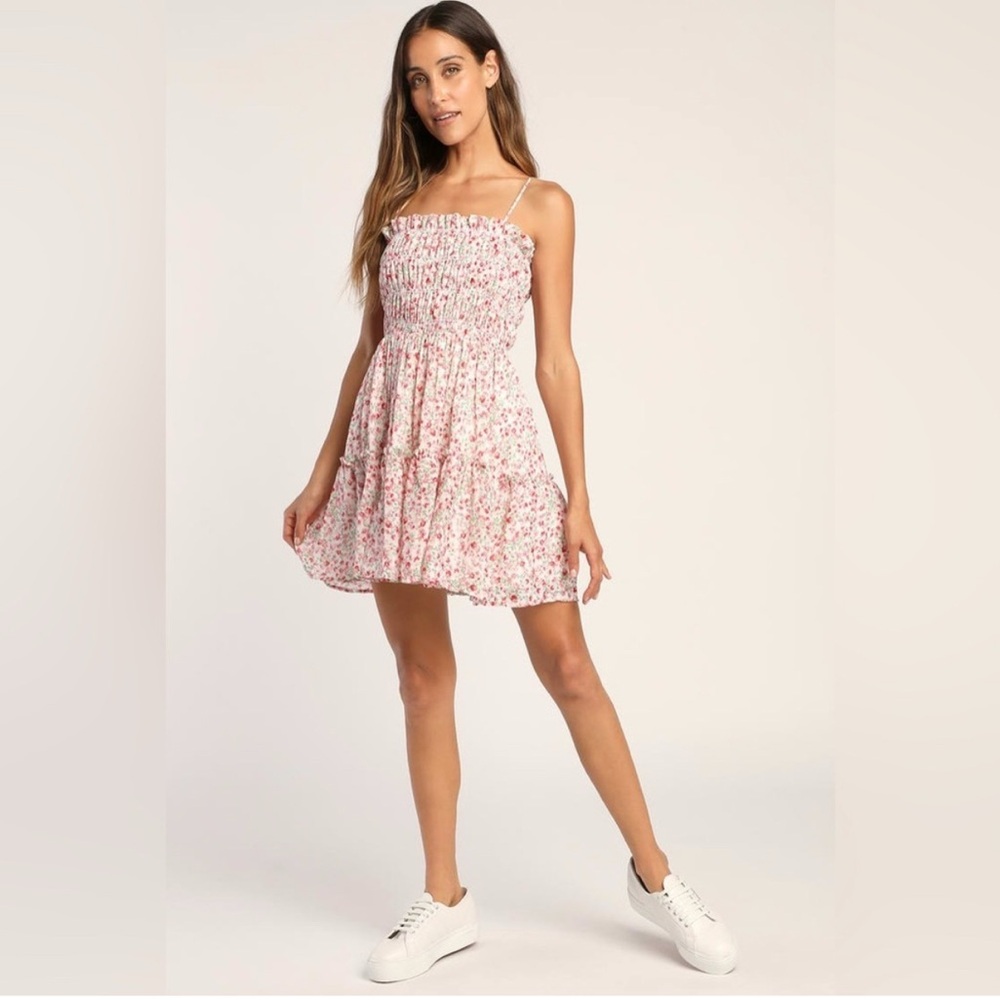 Lulus floral  Sundress